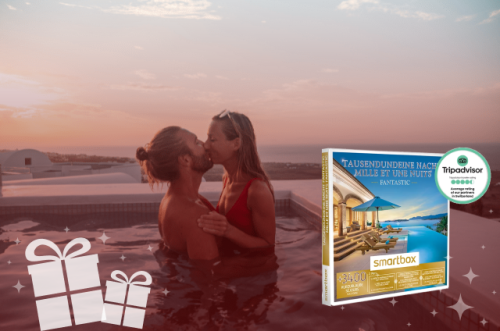 BLACK FRIDAY Top-Deal! Sichere dir 18% Rabatt auf die Bestseller: Wellness-Auszeit oder magische Nächte in Europa.